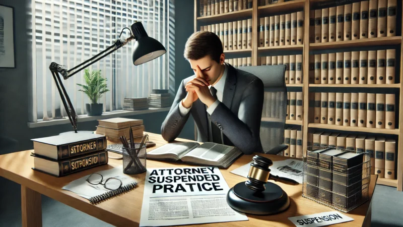 Attorney Suspended from Practice: What Led to the Disciplinary Action?