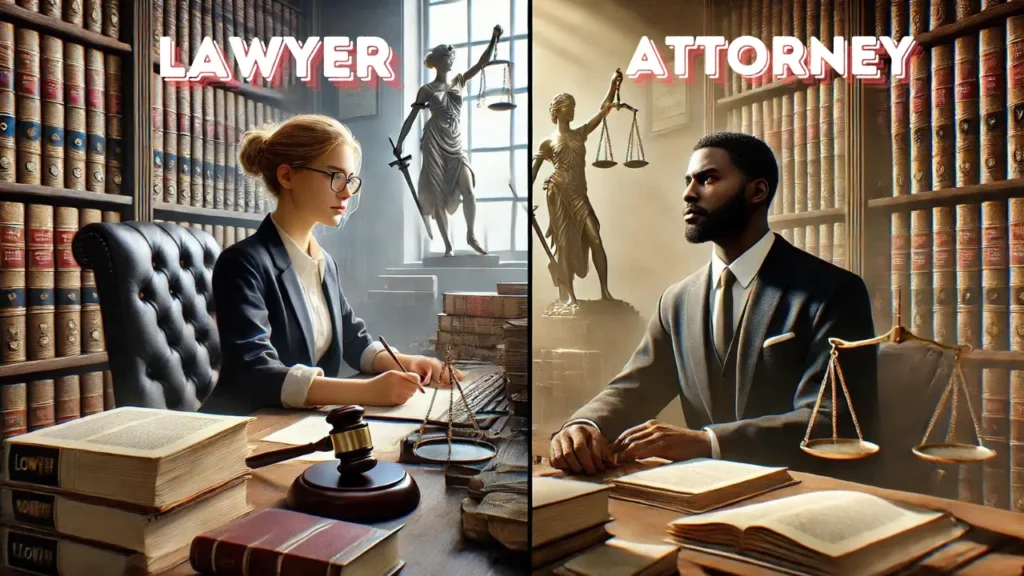 Difference Between Lawyer and Attorney