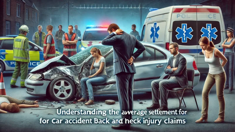 average settlement for car accident back and neck injury