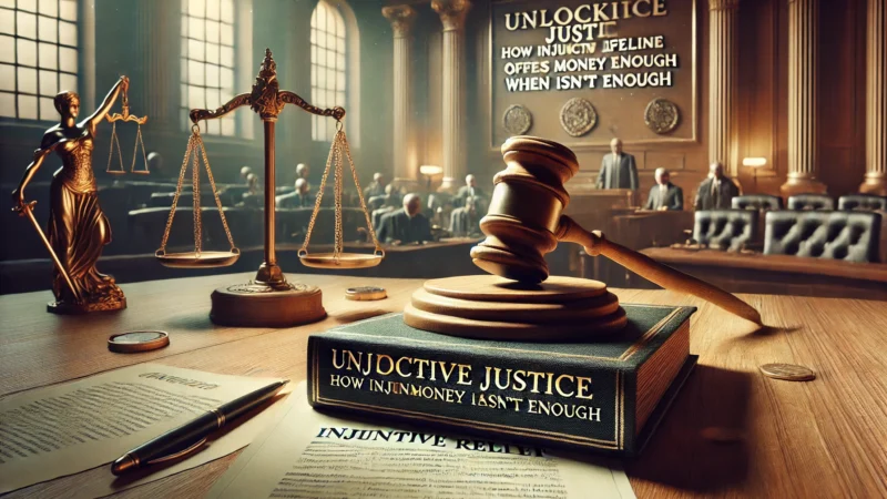 Unlocking Justice: How Injunctive Relief Offers a Lifeline When Money Isn’t Enough