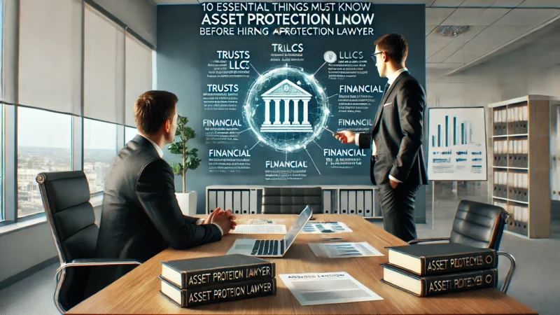 10 Essential Things You Must Know Before Hiring an Asset Protection Lawyer
