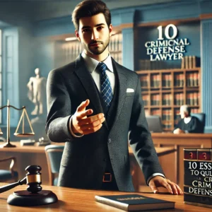 10 Essential Qualities to Look for in a Criminal Defense Lawyer