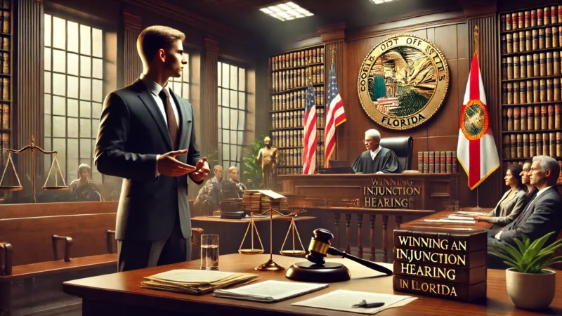 How to Win an Injunction Hearing in Florida: A Step-by-Step Guide