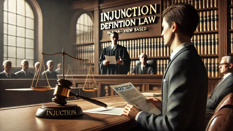 Injunction Definition Law: A Clear Guide to Protecting Your Rights and Preventing Harm