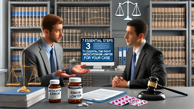 7 Essential Steps to Find the Right Medication Error Lawyer for Your Case