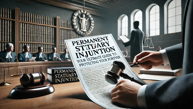 Permanent Statutory Injunction: Your Ultimate Guide to Protecting Your Rights Forever