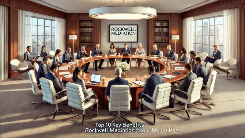 Top 10 Key Benefits of Choosing Rockwell Mediation for Your Dispute Resolution