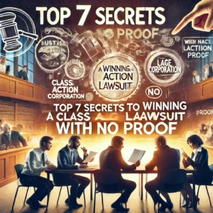 Top 7 Secrets to Winning a Class Action Lawsuit with No Proof