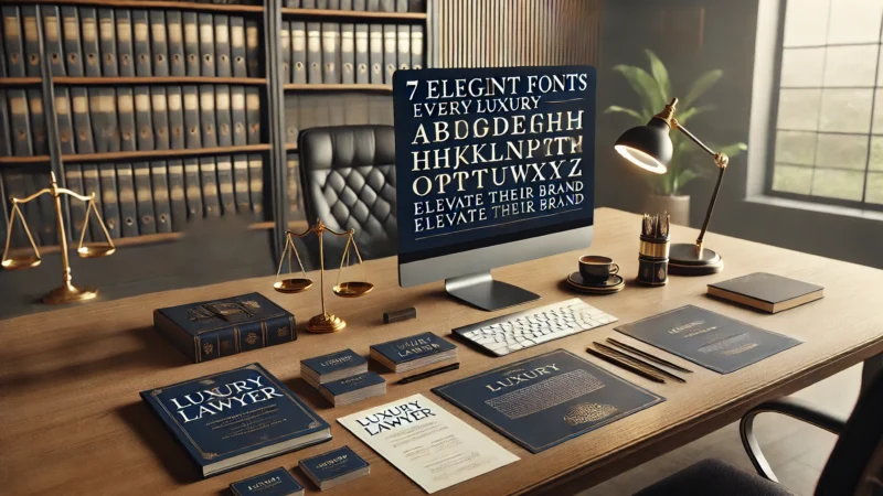 Fonts for Luxury Lawyer