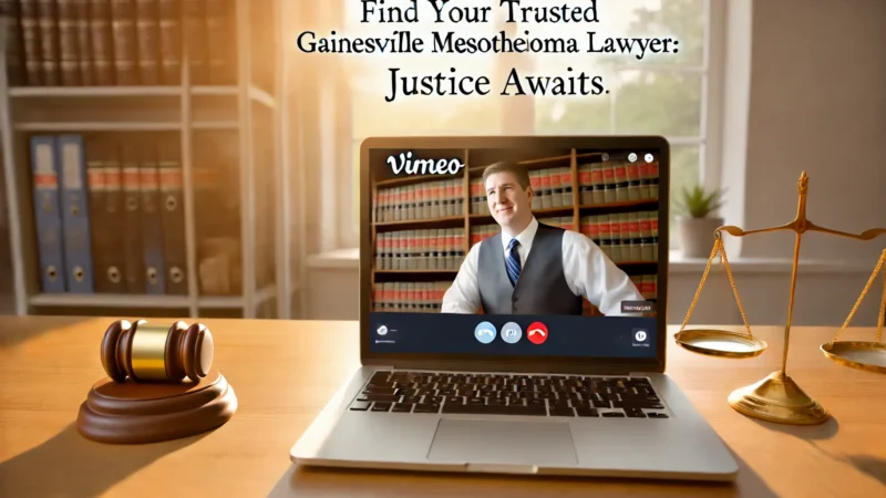 Find Your Trusted Gainesville Mesothelioma Lawyer on Vimeo: Justice Awaits