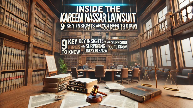 Inside the Kareem Nassar Lawsuit: 9 Key Insights and Surprising Turns You Need to Know