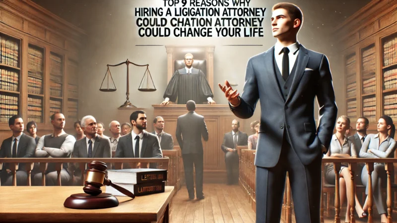 Top 9 Reasons Why Hiring a Litigation Attorney Could Change Your Life