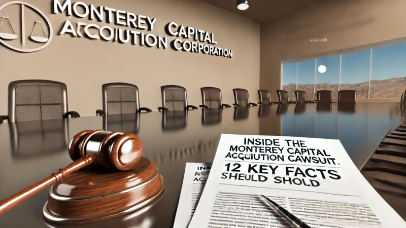 monterey capital acquisition corporation lawsuit