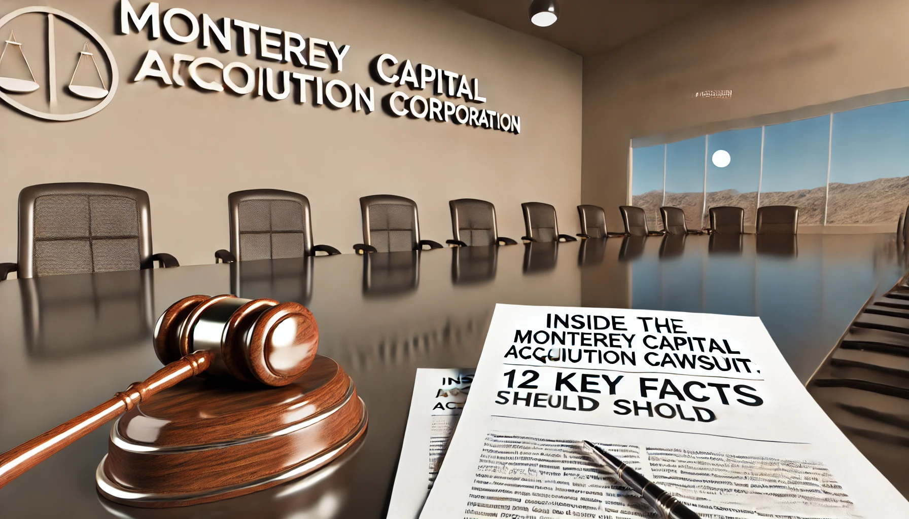 Inside the Monterey Capital Acquisition Corporation Lawsuit: 12 Key Facts Every Investor Should Know