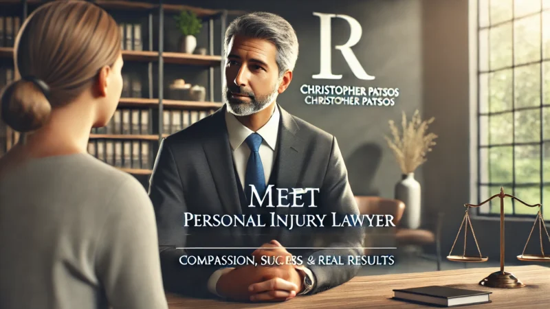 Meet Personal Injury Lawyer Christopher Patsos: Compassion, Success, and Real Results