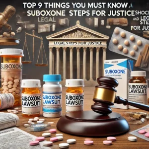 Top 9 Things You Must Know About the Suboxone Lawsuit: Shocking Truths and Legal Steps for Justice