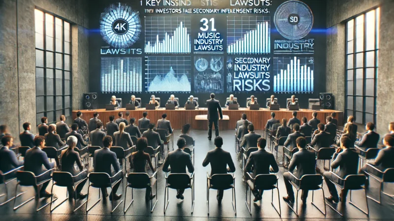 music industry lawsuit investor secondary infringement