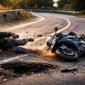 How Bad Road Design Can Lead to  Motorbike Crashes